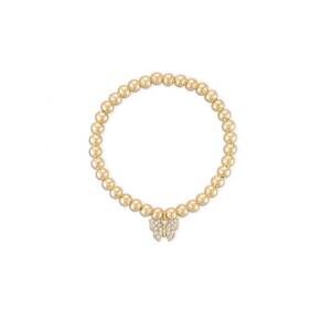 NEW ALEXA LEIGH women's hope bracelet in yellow gold